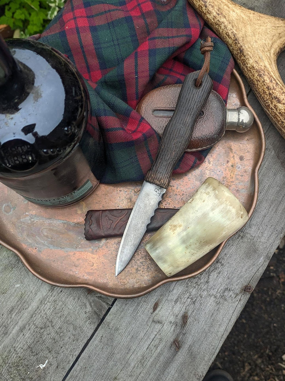 Hand Forged Sgian Dubh