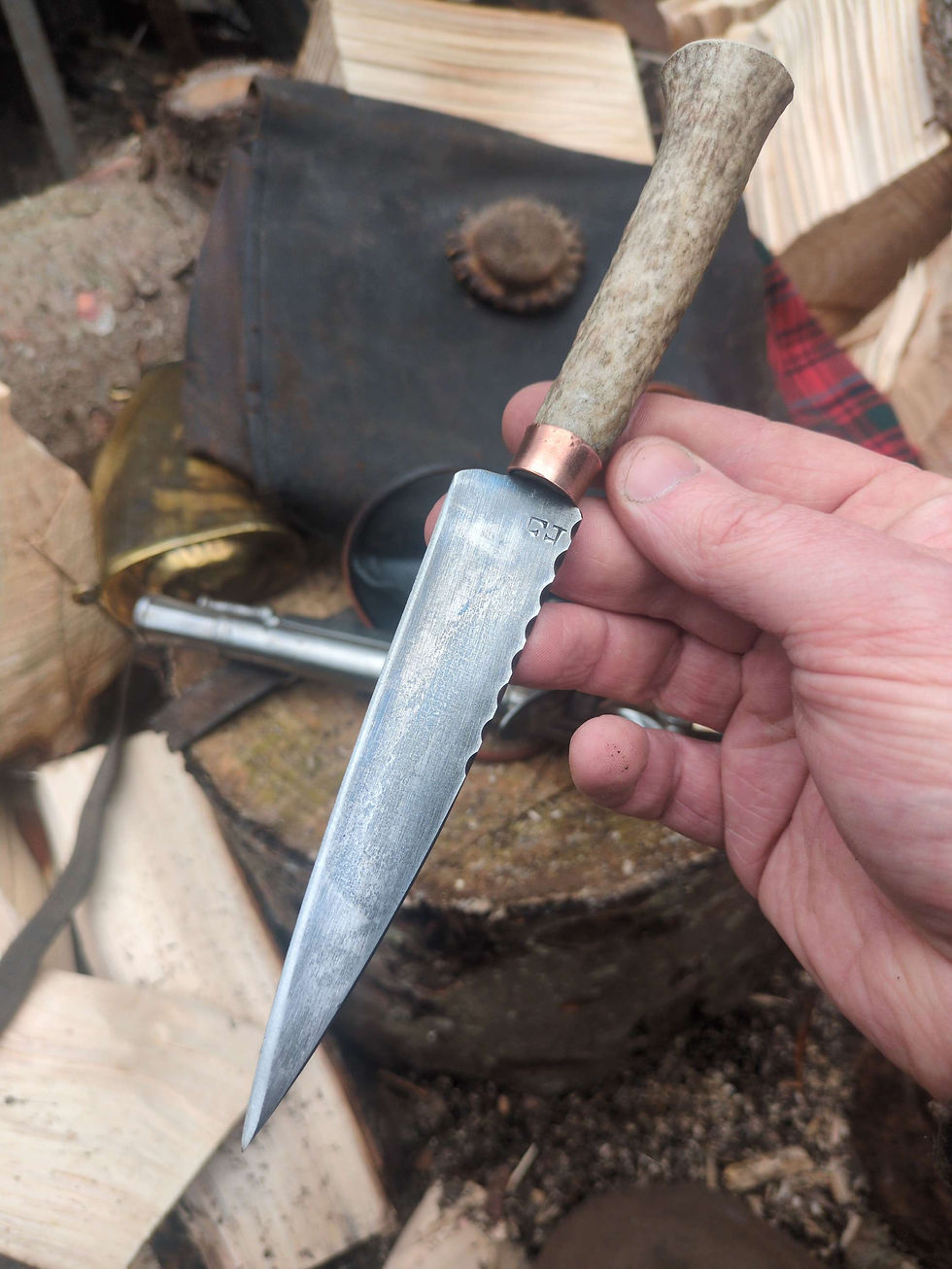 Thumbnail: Hand Forged Sgian Achlais 