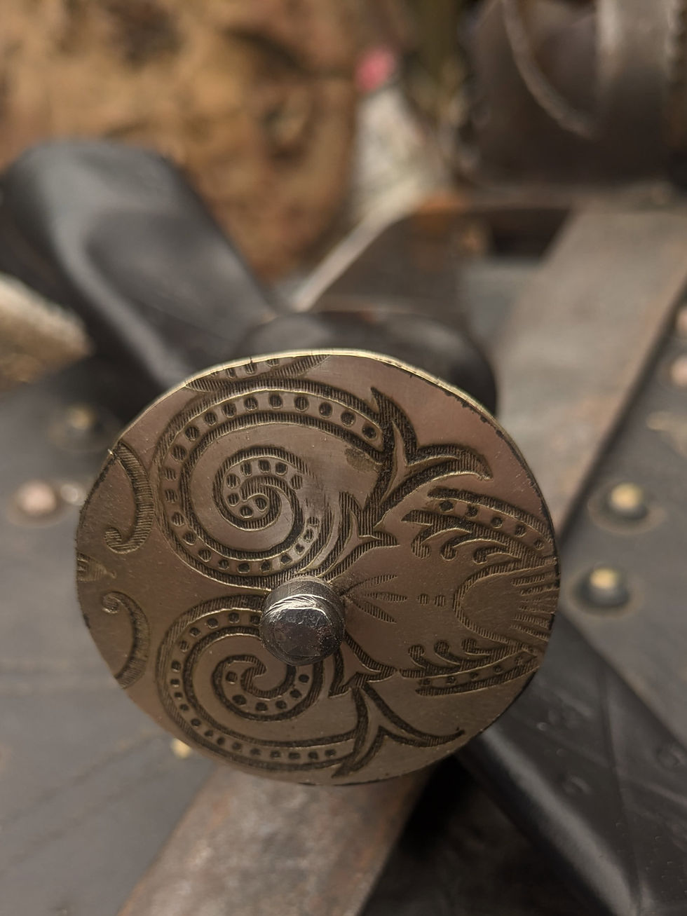 reclaimed antique white metal mounts