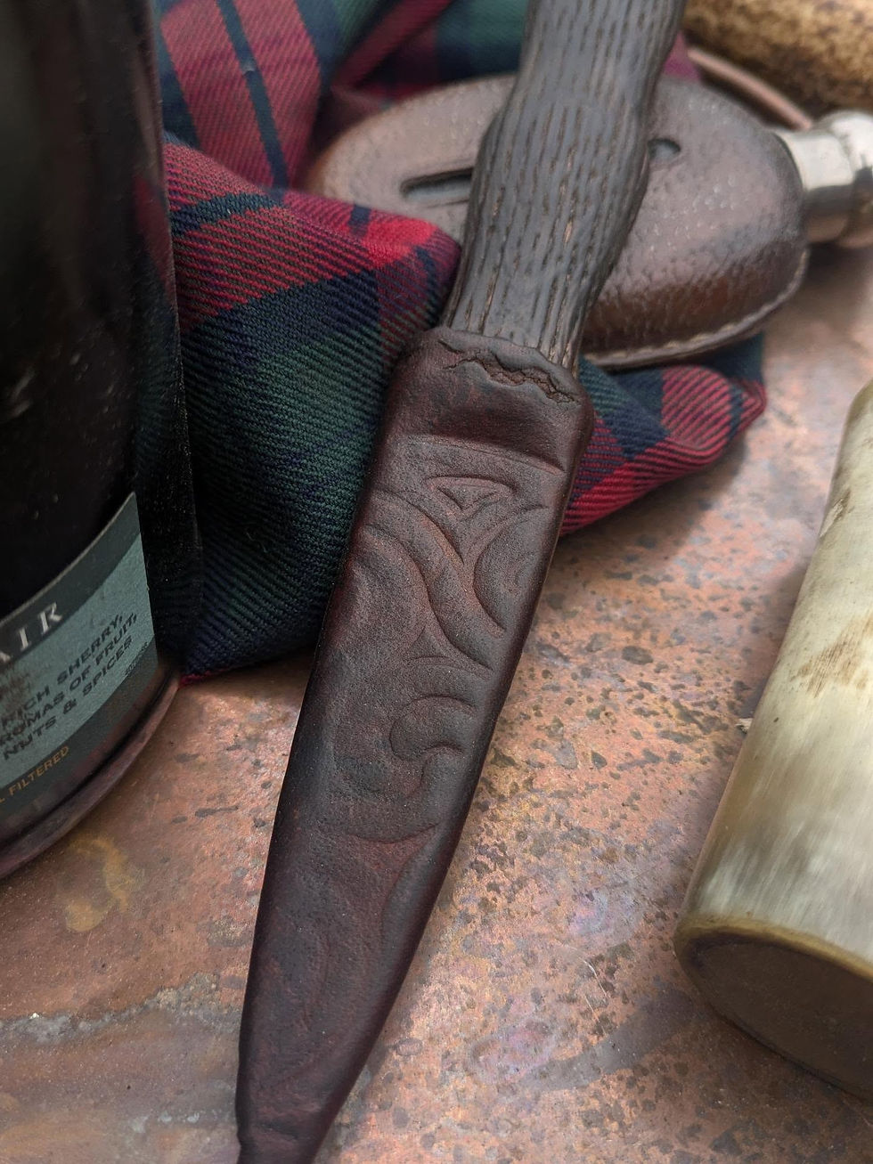 Hand Forged Sgian Dubh