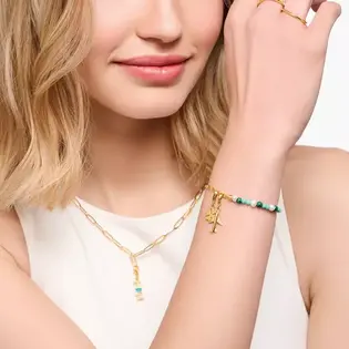 Thomas Sabo
Charm-Anhänger Kleeblatt vergoldet