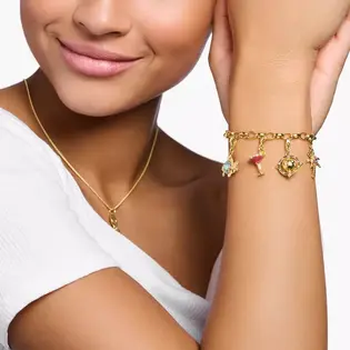 Thomas Sabo
Charm-Anhänger Bunte Weltkugel Vergoldet