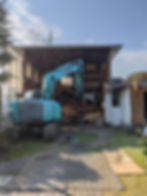木造解体中