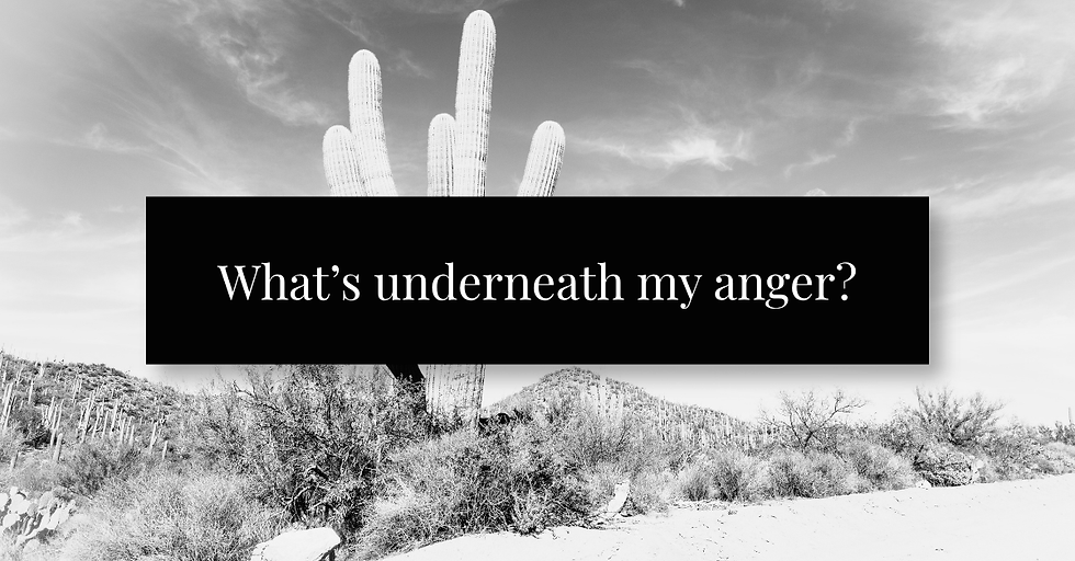 What’s Underneath My Anger? Understanding the Emotion Beneath the Emotion