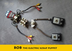 JUNK MUNKEZ - Upcycled bulb puppet
