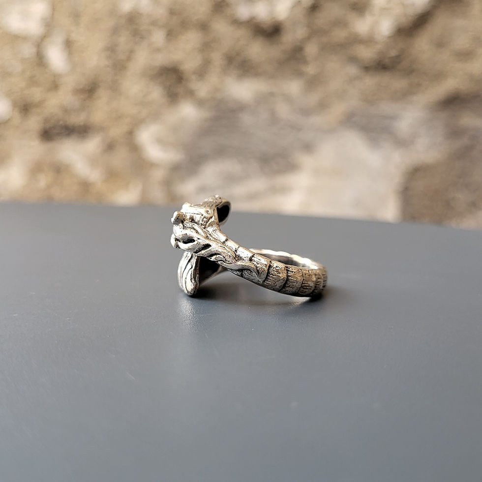Thumbnail: Bague jument en argent 925‰. 