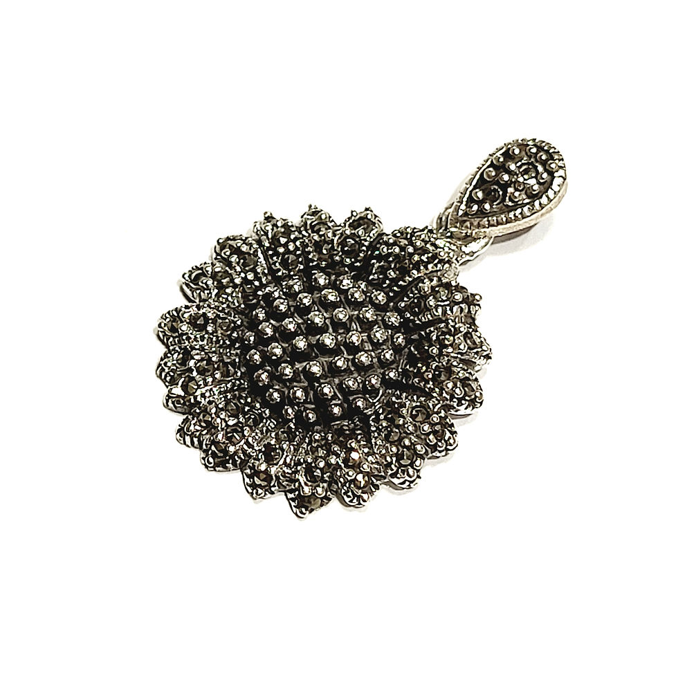 Miniatura: Pendentif marcassite et argent 925‰
