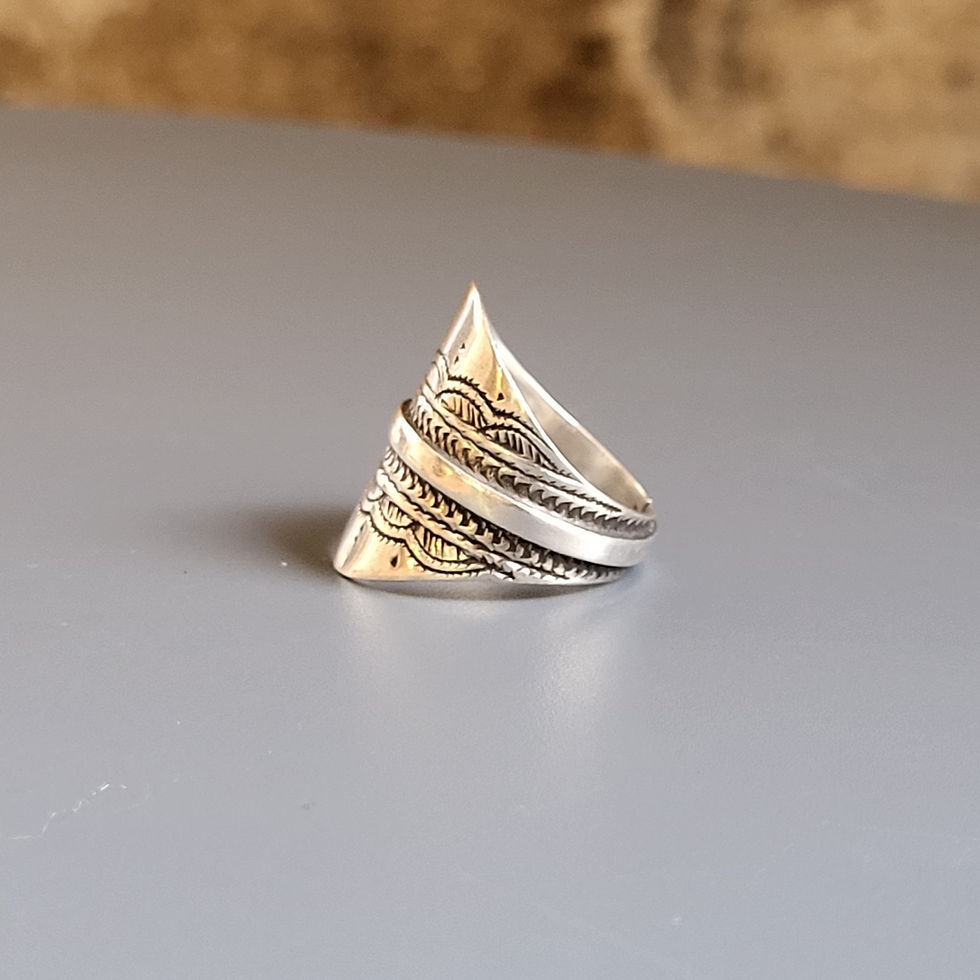 Thumbnail: Bague touareg en argent 925‰. 