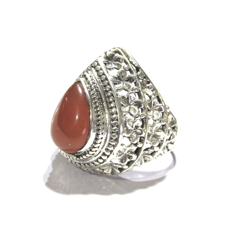 Miniatura: Bague cornaline et argent 925‰