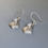 Thumbnail: Boucles d'oreilles en pierre de lune et argent 925‰