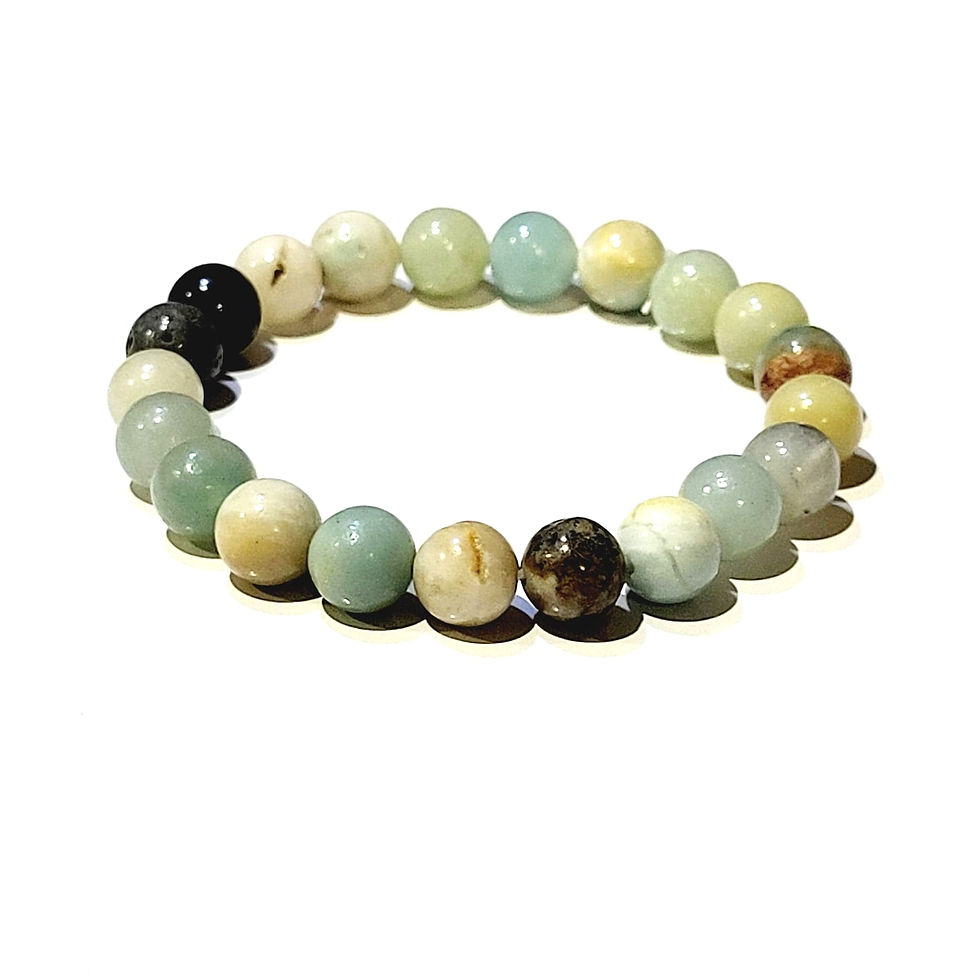 Thumbnail: amazonite bracelet 8 mm