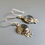 Thumbnail: Boucles d'oreilles en labradorite et argent 925‰