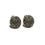 Miniature : Boucles d'oreilles rondes en marcassite et en argent 925‰.