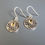 Thumbnail: Boucles d'oreilles avec citrine sur argent 925‰