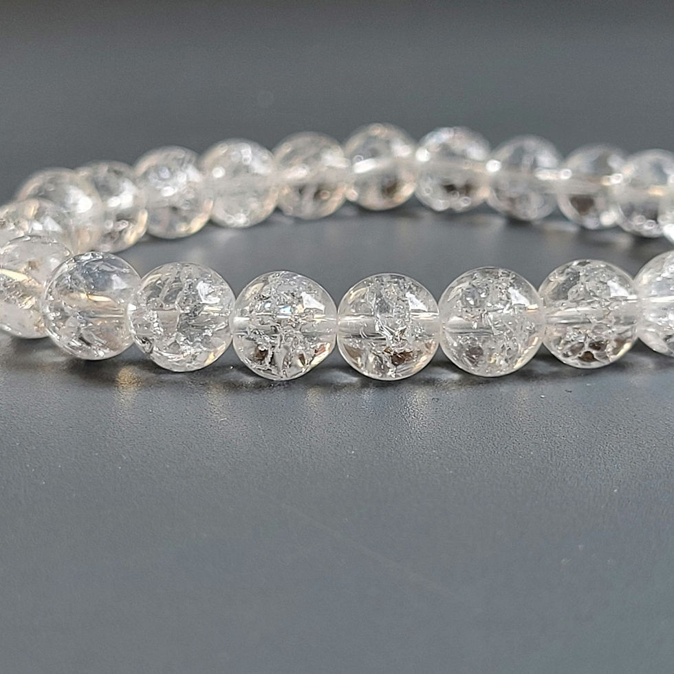Miniatura: Bracelet cristal de roche crack 8 mm