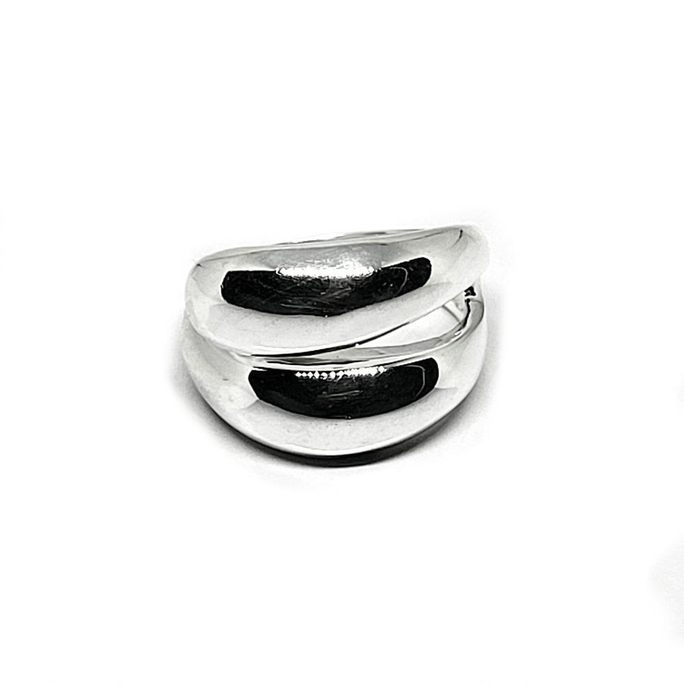 Thumbnail: Bague design en argent 925‰ 