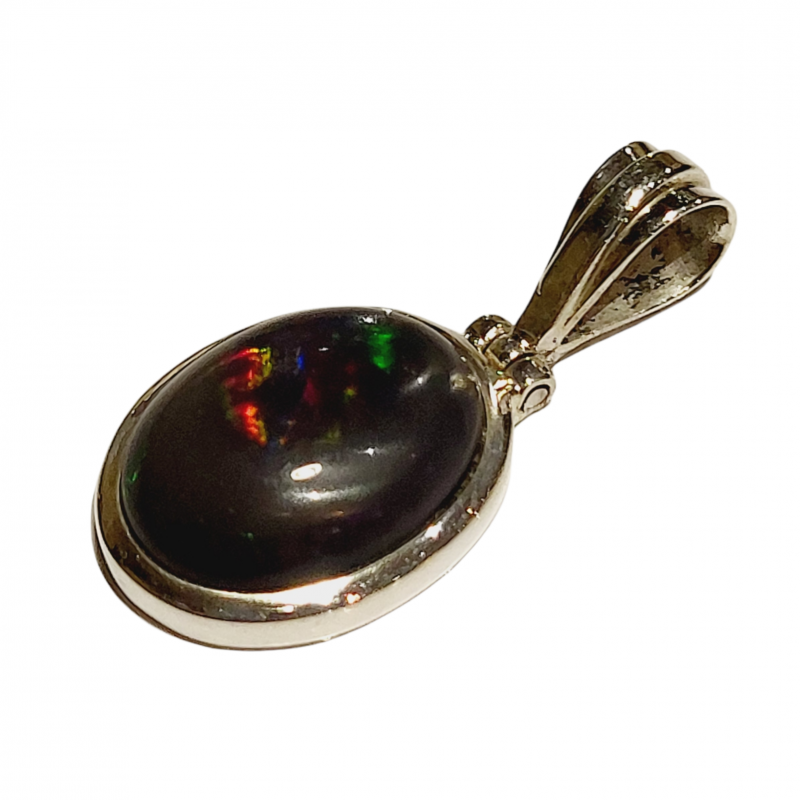 Miniatura: Pendentif opale et argent 925‰