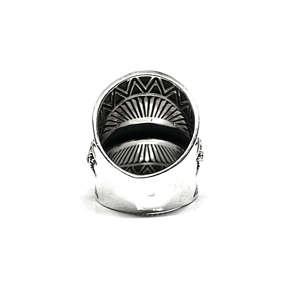 Miniature : Bague longue en argent 925‰/vue arrière