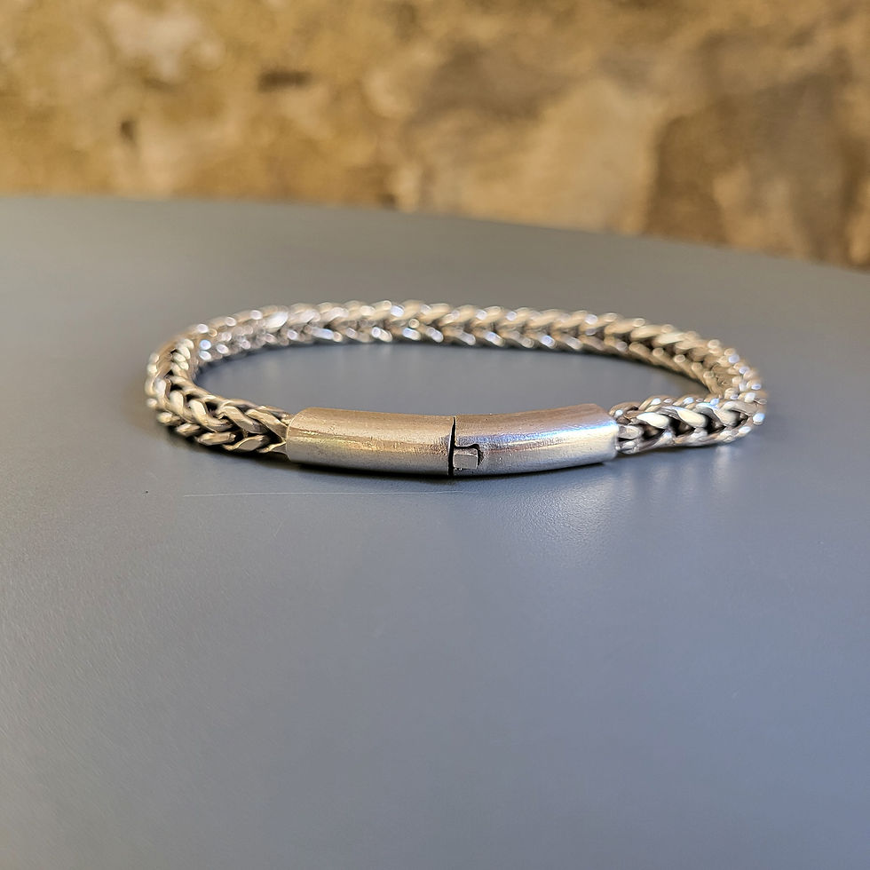 Thumbnail: Bracelet en argent massif 925‰