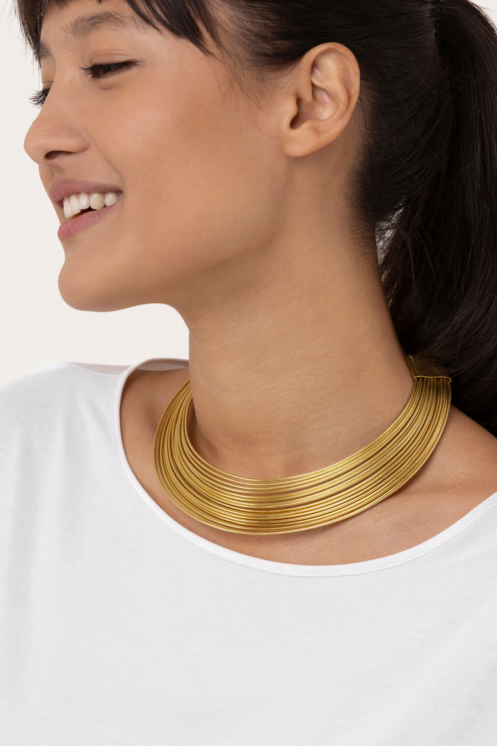 Collier fantaisie en laiton. Collection Doodle de Vestopazzo