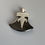 Miniatura: Pendentif onyx noir et argent 925‰