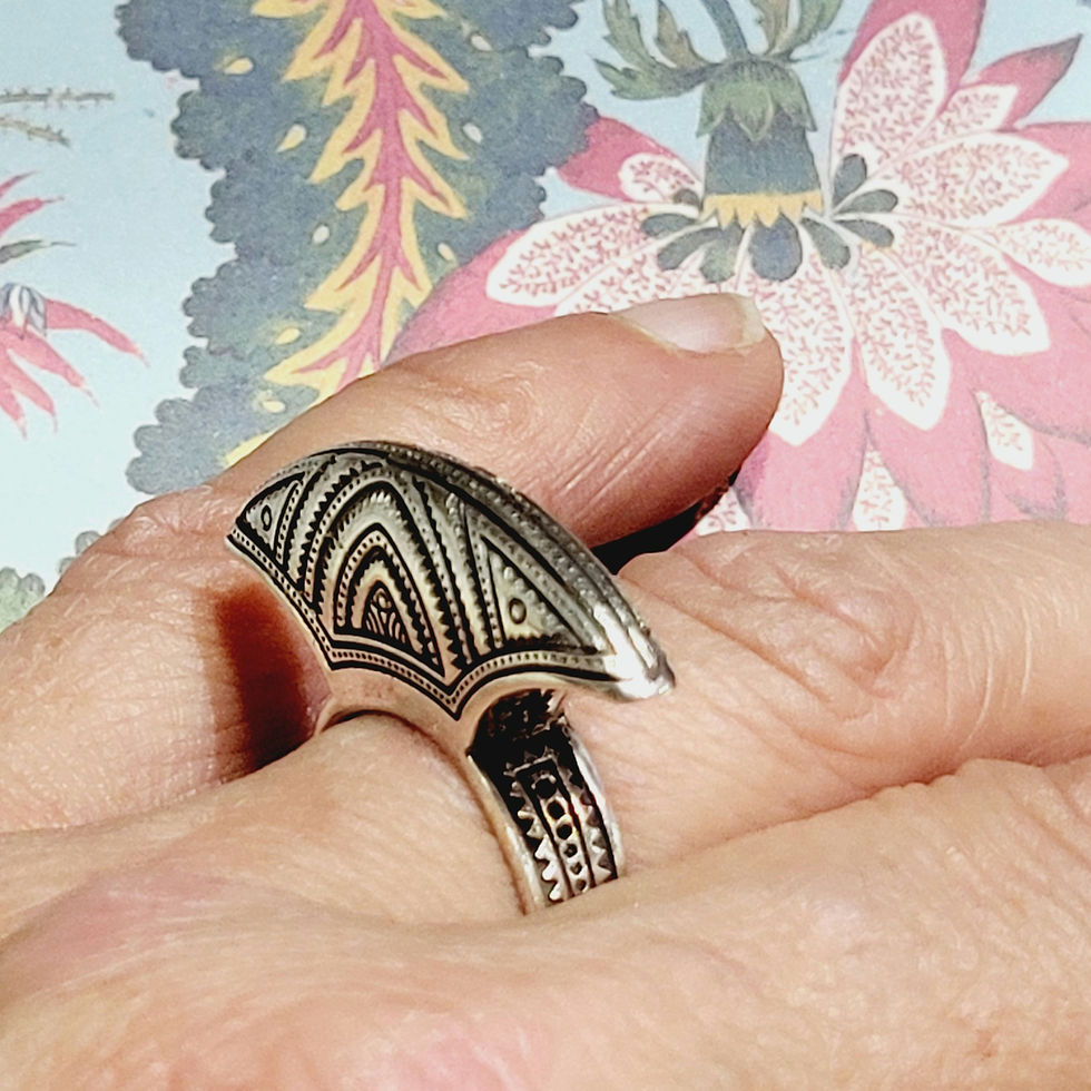 Miniature : Bague ethnique en argent 925‰