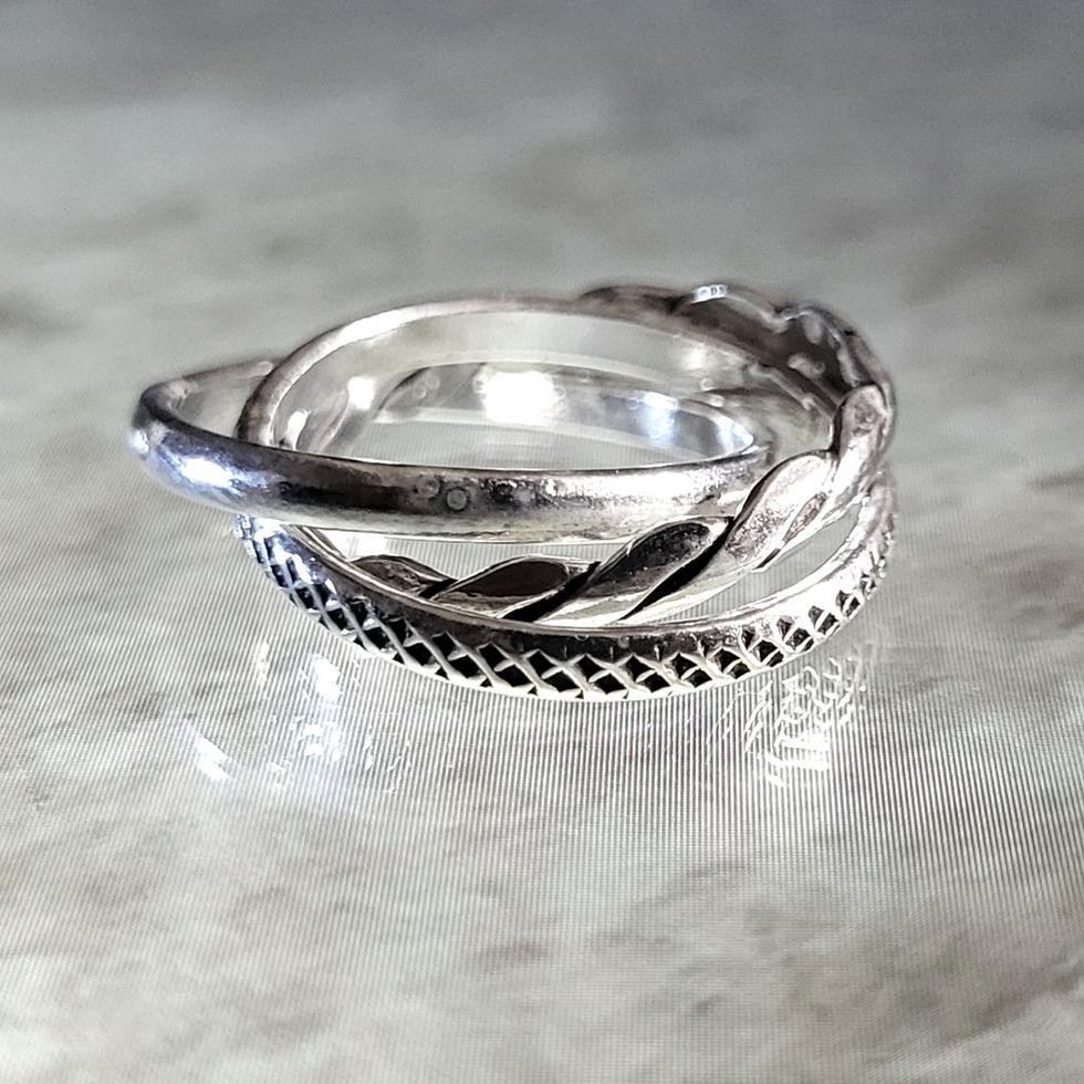 Bague triple en argent 925‰