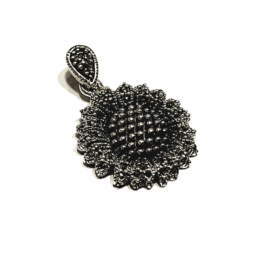 Miniatura: Pendentif marcassite et argent 925‰