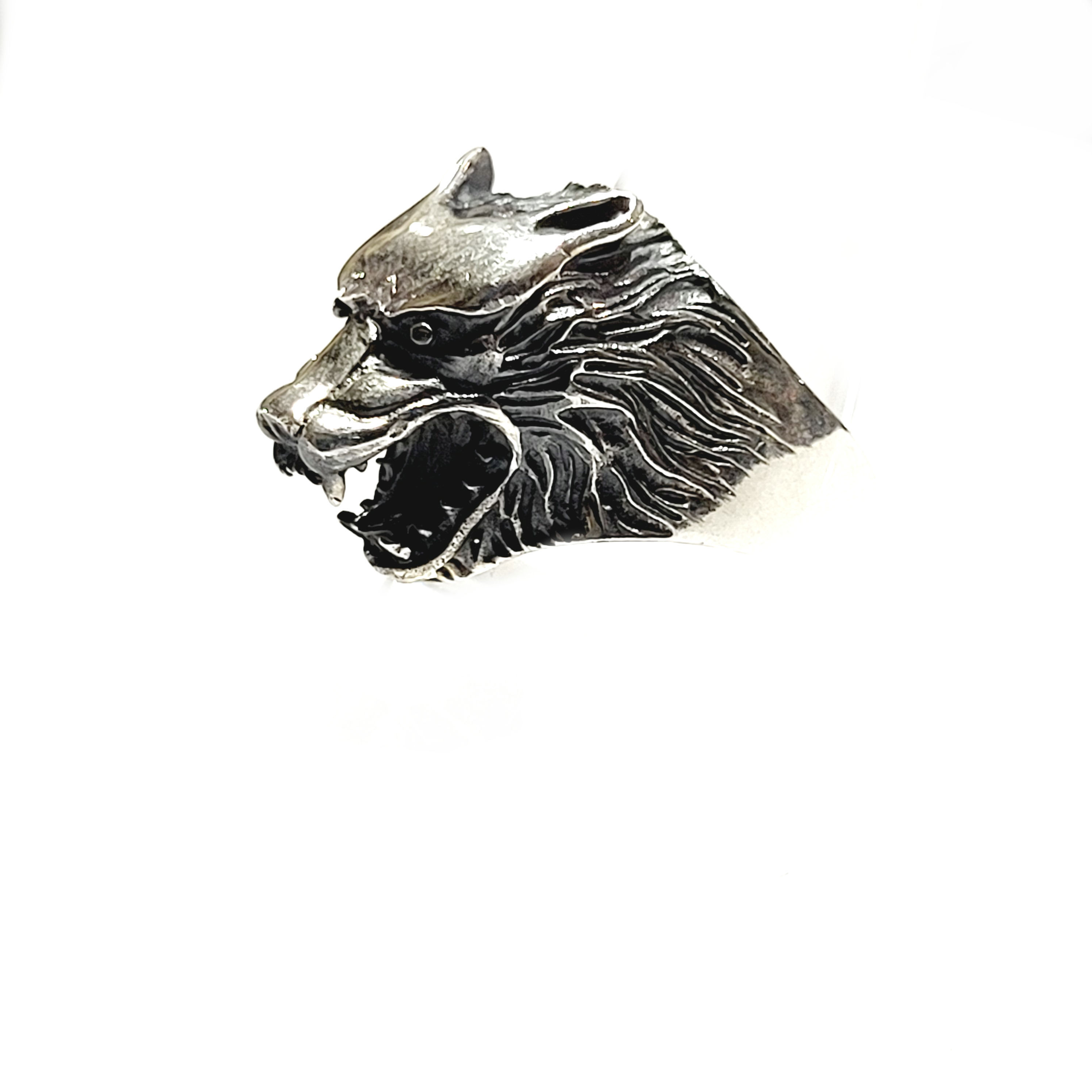Bague loup en argent 925‰