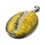 Thumbnail: Pendentif jaspe bourdon et argent 925‰