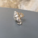 Bague éléphant Ganesh en argent 925‰/vue de face