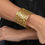 Miniatura: bracelet brins en laiton/fait main/sur poignet