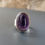 Thumbnail: Bague en améthyste et argent 925‰  