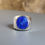 Thumbnail: Bague en lapis-lazuli  rond et argent 925‰