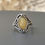 Miniature : Bague en ambre royal sur argent 925‰ 
