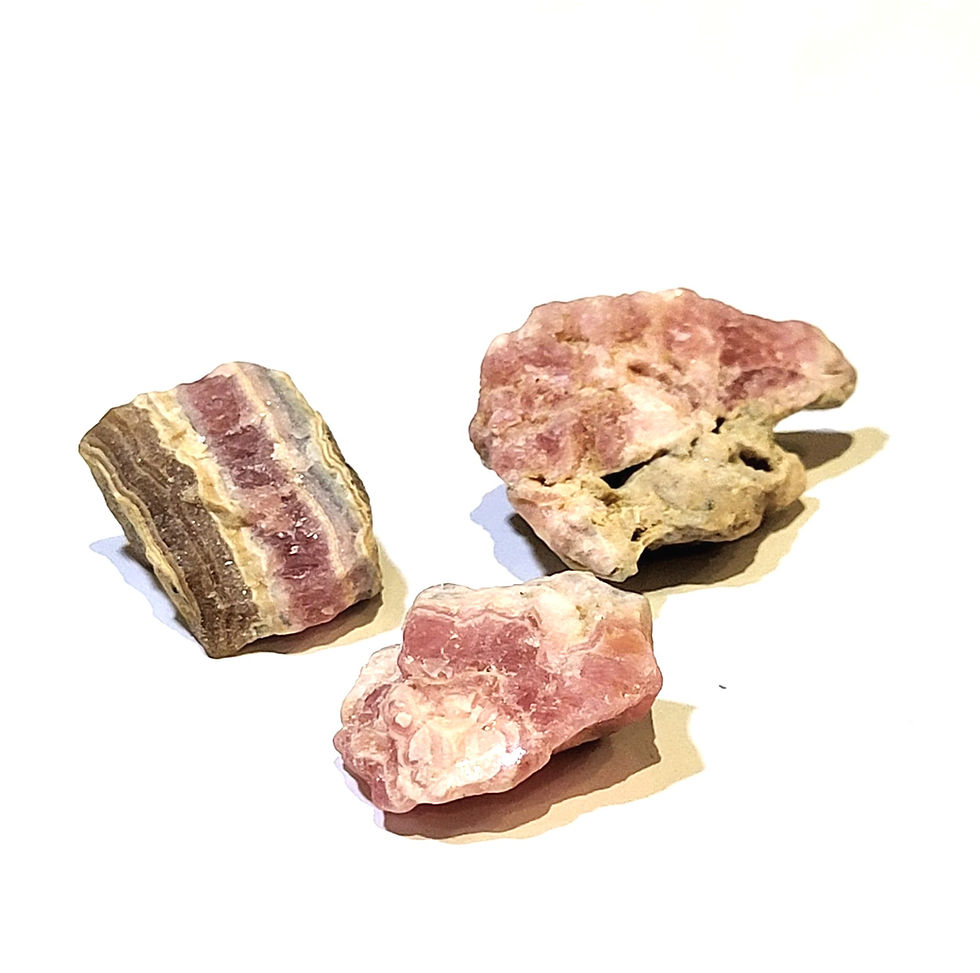 Miniature : pierre brute rhodochrosite/semi-précieuse