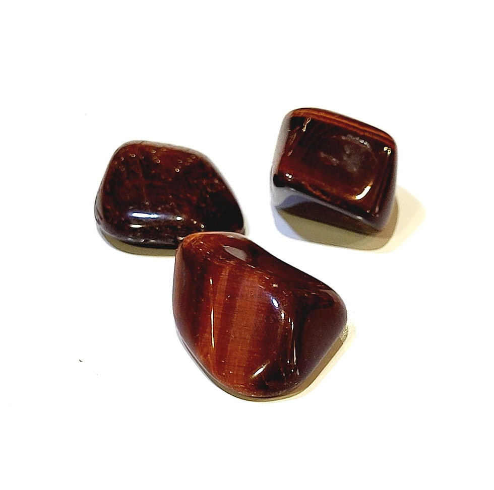 Thumbnail: pierre roulée oeil de taureau/semi-précieuse