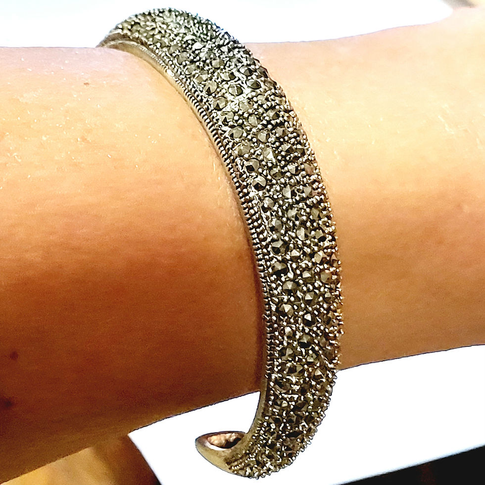 Miniatura: Bracelet marcassite et argent 925‰