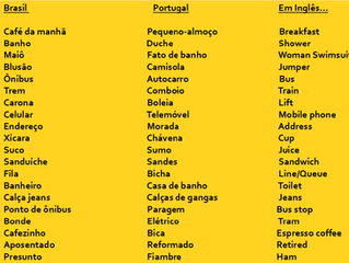 Português Europeu x Português Brasileiro