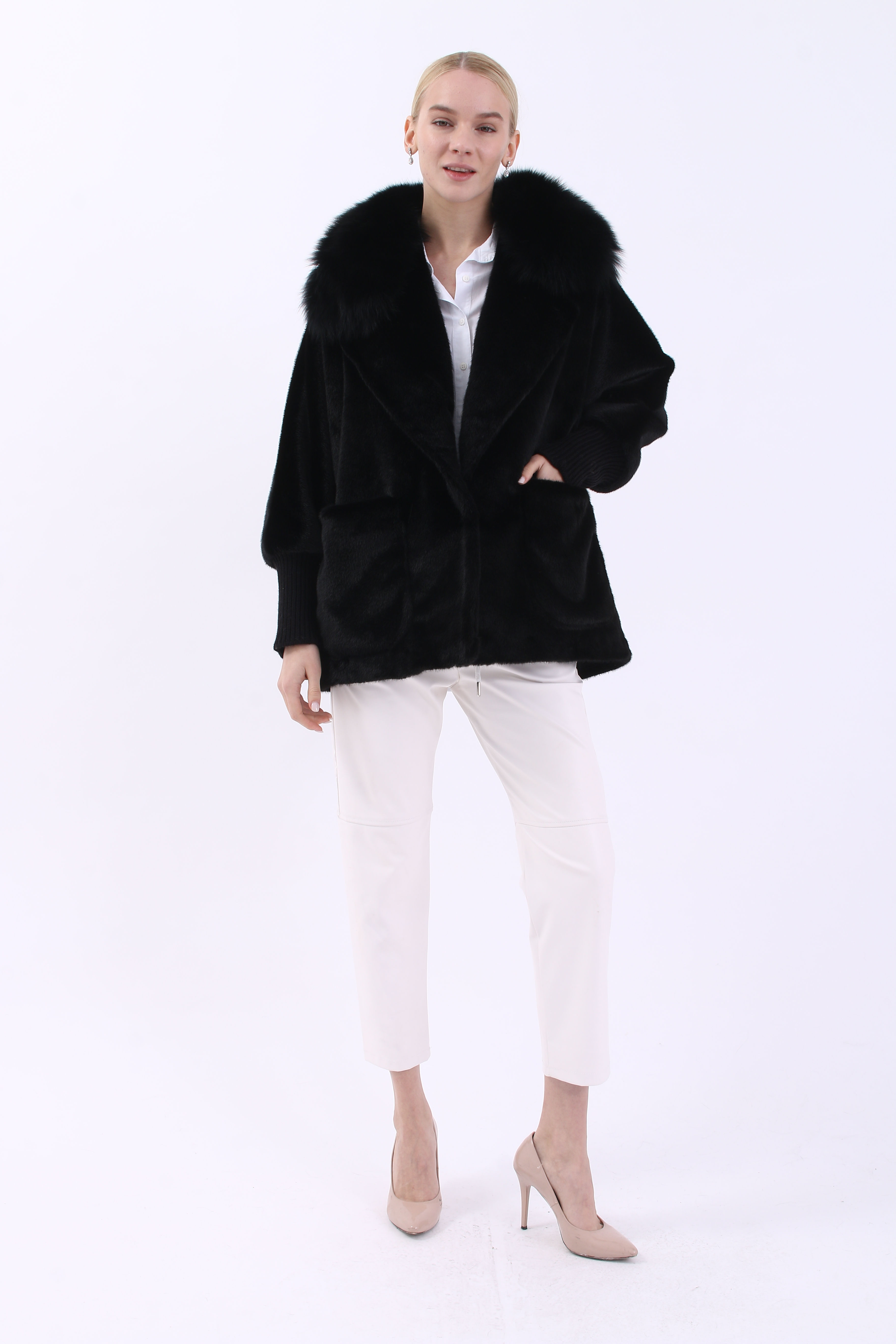 ИСКУССТВЕННЫЙ МЕХ АЛЬКАНТРА НУАР