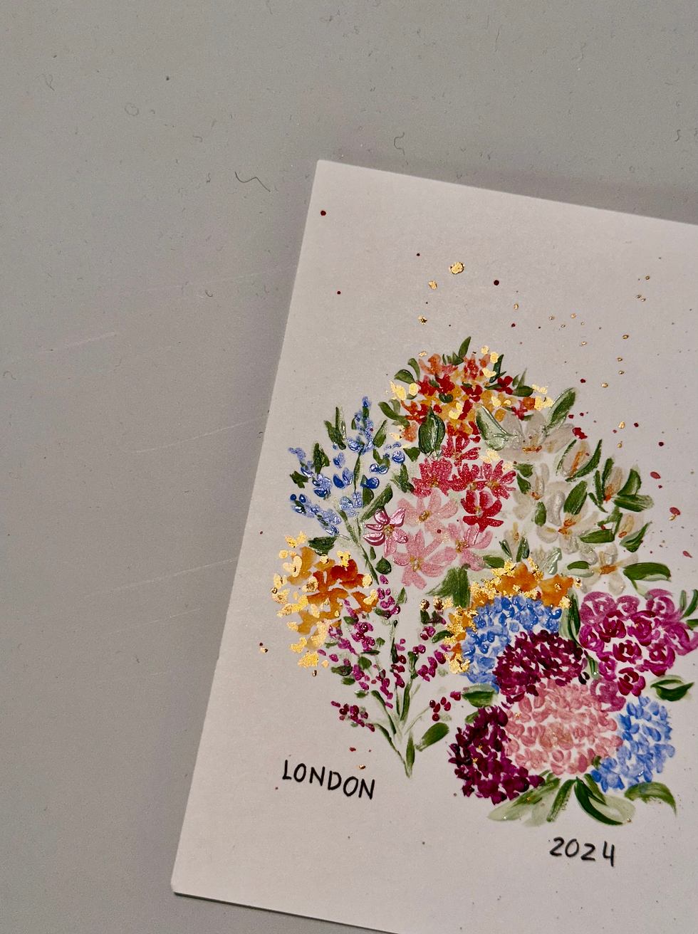 Selfmade Calligraphy Cards