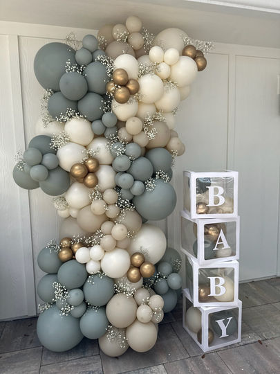 Planning Savy, Bachelorette Party Planning and Party Decor - Savannah Balloon Garland, Tybee Island Balloon Garland, Jacksonville Balloon Garland, St. Augustine Balloon Garland - Grab and go balloon garland, balloon installation, balloon backdrop, baby shower balloon garland