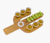 Cactus shot charcuterie board