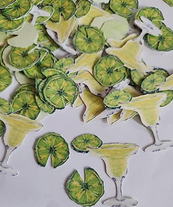 Margarita and lime confetti