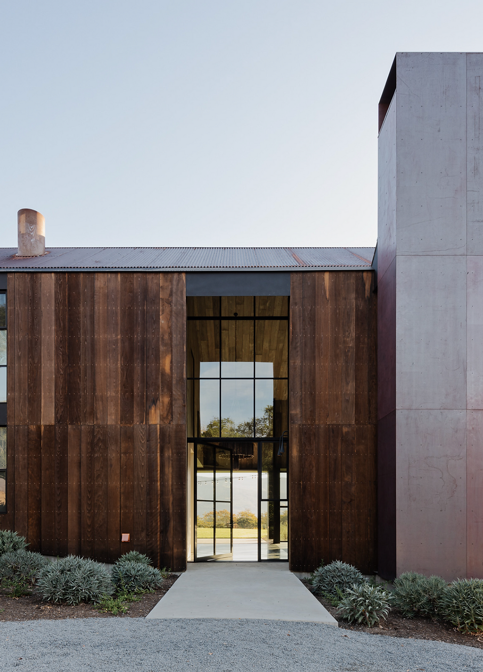 modern masculine chic landscape design