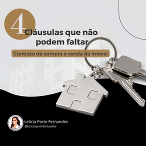 4 Cláusulas que NÃO podem faltar