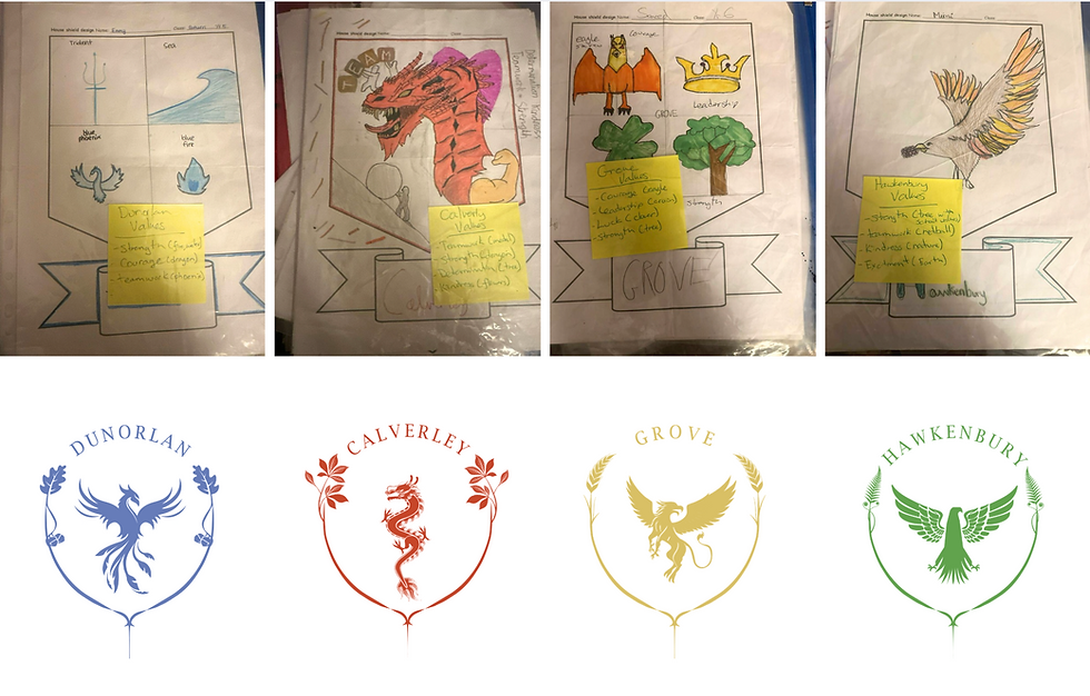 st peter's cep school house logos 