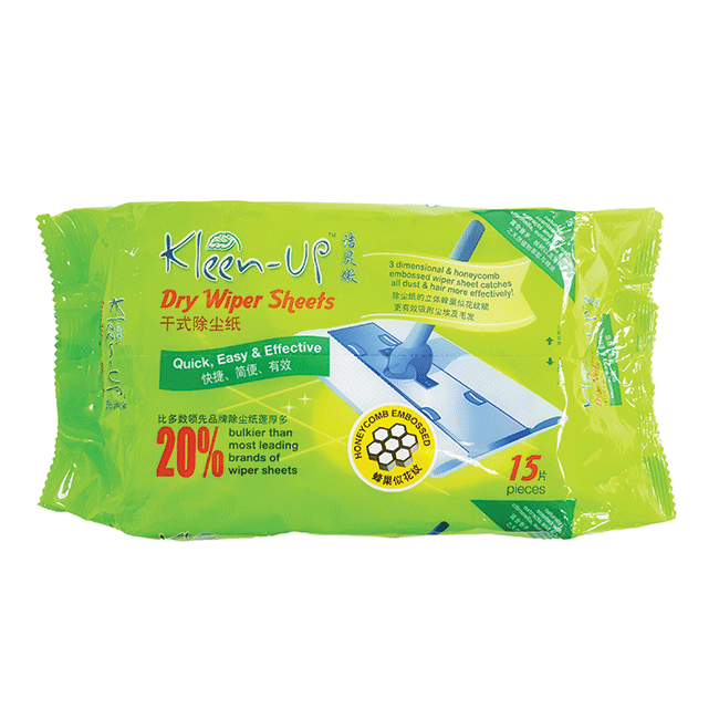 KleenPak Product Dry Wiper Sheets