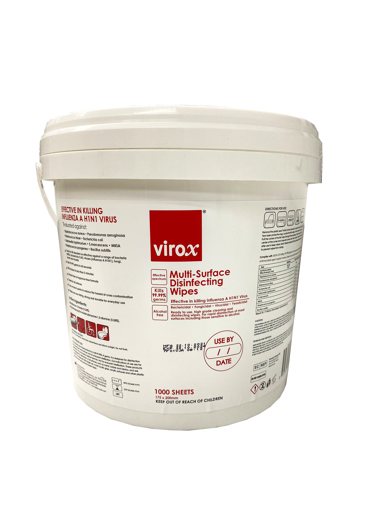 KleenPak Product Virox MultiSurface Disinfecting Wipes (Alcohol