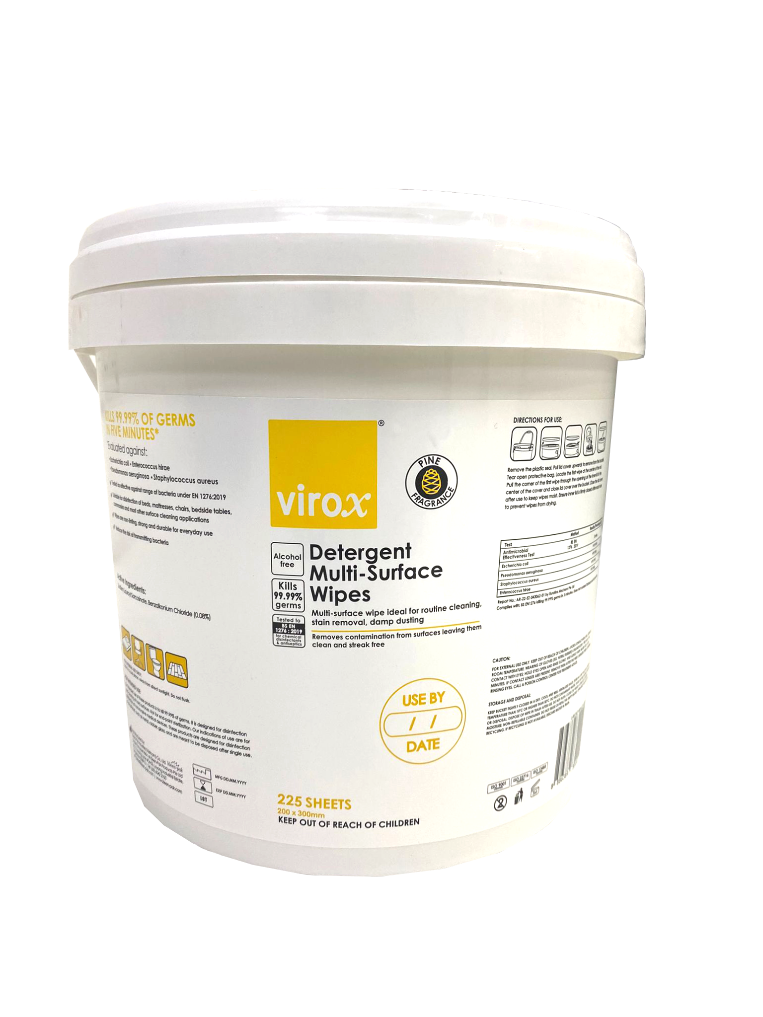 KleenPak Product Virox Detergent MultiSurface Wipes